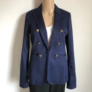 Banana Republic Nautical Blue Blazer Jacket